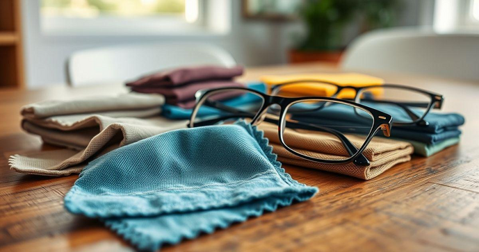 Como escolher a flanela de óculos ideal para manter suas lentes limpas